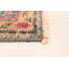 Tapis unique en laine noué à la main de style années 1990 de 6 pi 2 po x 9 pi 5 po Mooli