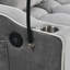 Velvet Pull-out Sleeper Sofa Bed, Adjustable Back and with USB Pport, swivel phone stand-1730899937-1723747514