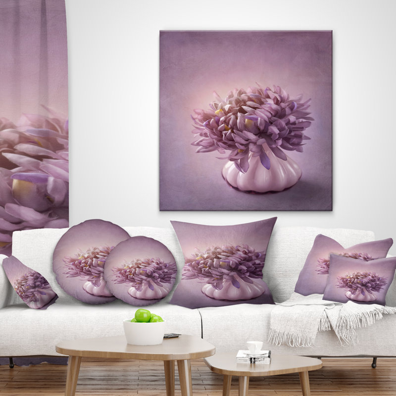 Coussin lombaire en fleurs d’automne vase