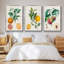 Orange de Malte, ensemble de 3 toiles encadrées sur toile-580387164-580387155