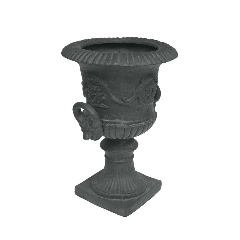 GARDEN URN PLANTER, Antique Gray