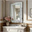 Grand miroir suspendu en cristal Crystal Diamond