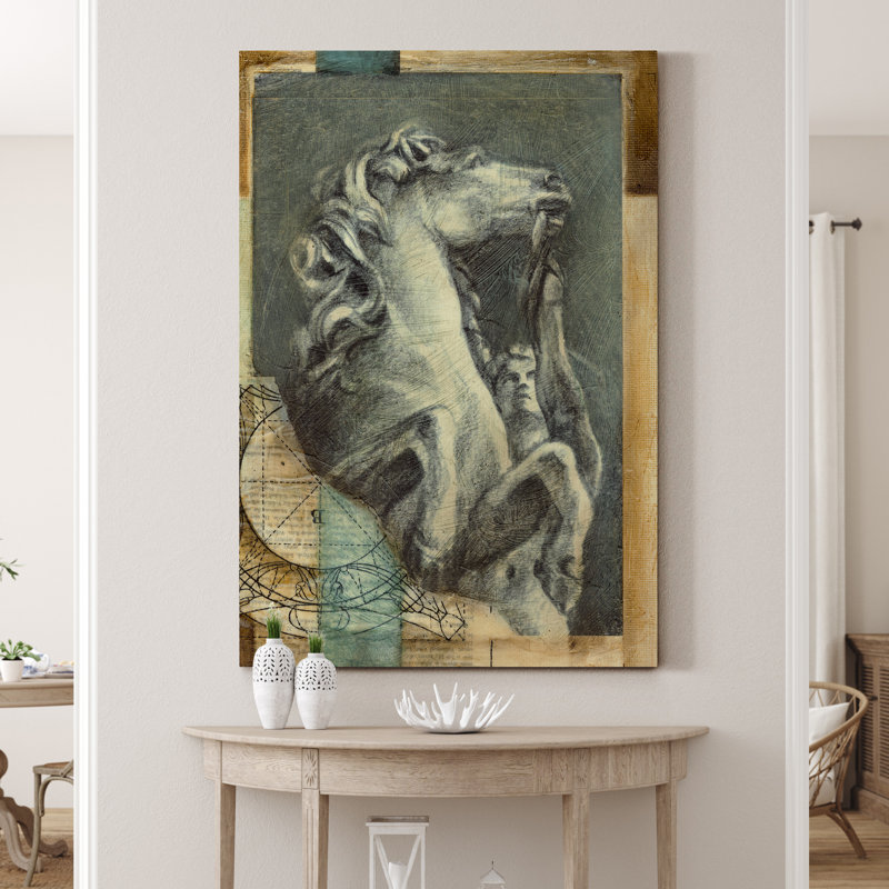 « Embellis mythologie II », reproduction d’art sur toile tendue, H 20 po x l 16 po x P 1 po