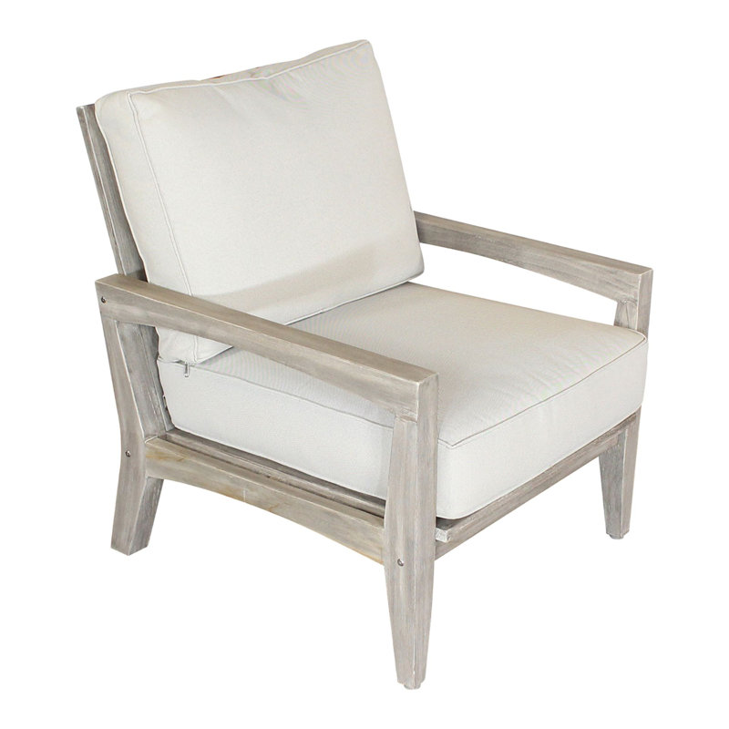 Chaise de patio avec coussins Jessica