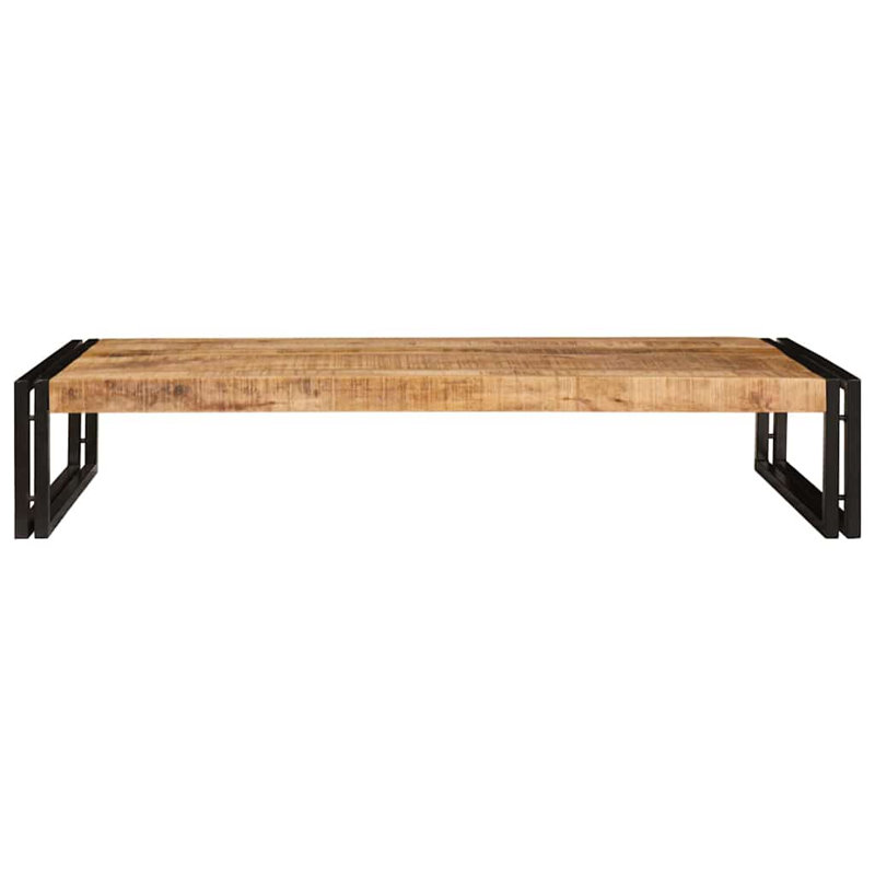 Bathroom Shelf 120 X 50 X 23 Cm Solid Mango Wood, Natural