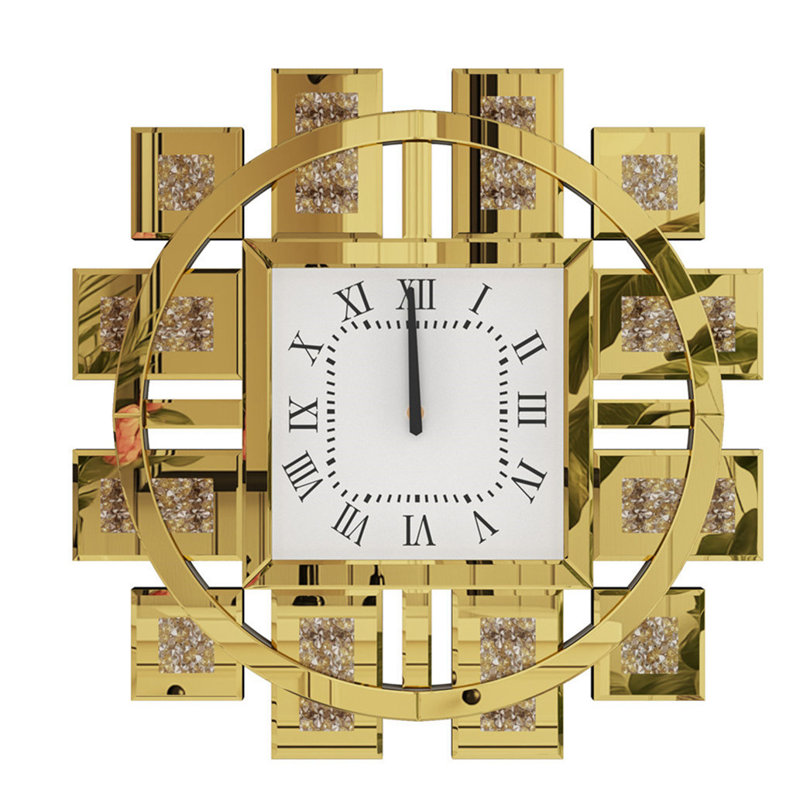 Eggleston Wall Clock, Gold, Medium