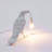Resin Crow Table Lamp Lights Birds Desk Lamp with Bulb for Bedroom Living Room-466311139