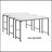 Multipurpose Over The Bed Desk With Adjustable Height, Metal Legs With Casters, Overbed Table 1Pc, Laptop Table For Bed, Breakfast Table-2051418502