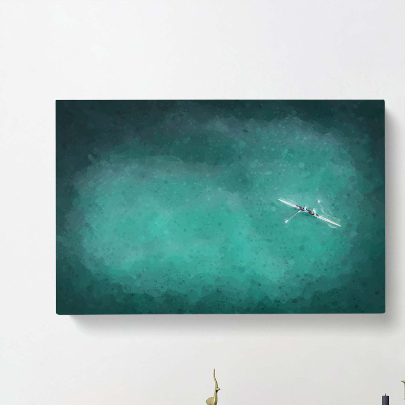 Sweep Rowing In Portugal - Wrapped Canvas, 50cm H x 76cm W x 3cm D