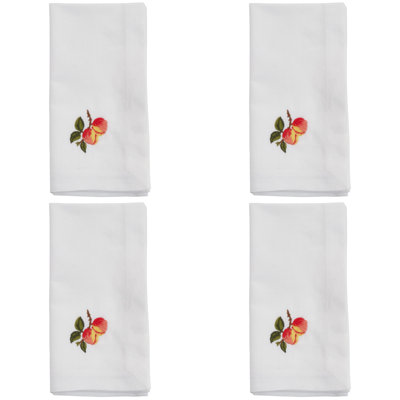 Worsham Collection Polyester Embroidered Square Napkin
