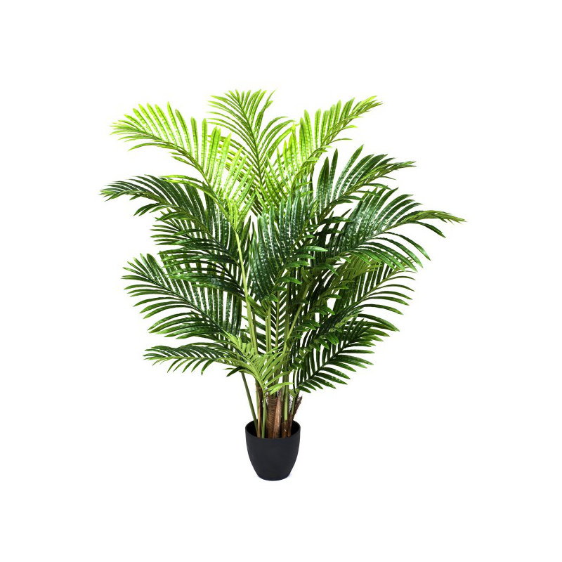 Artificial Real touch Areca Phoenix palm tree in Pot, 141cm H x 21.5cm W x 20cm D