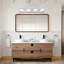 Luminaires de salle de bain modernes à DEL, luminaire de salle de bain noir sur miroir, têtes rotatives à 360 ° pour miroir de douche et décor de salle de bain-845832810-845832804-845832807