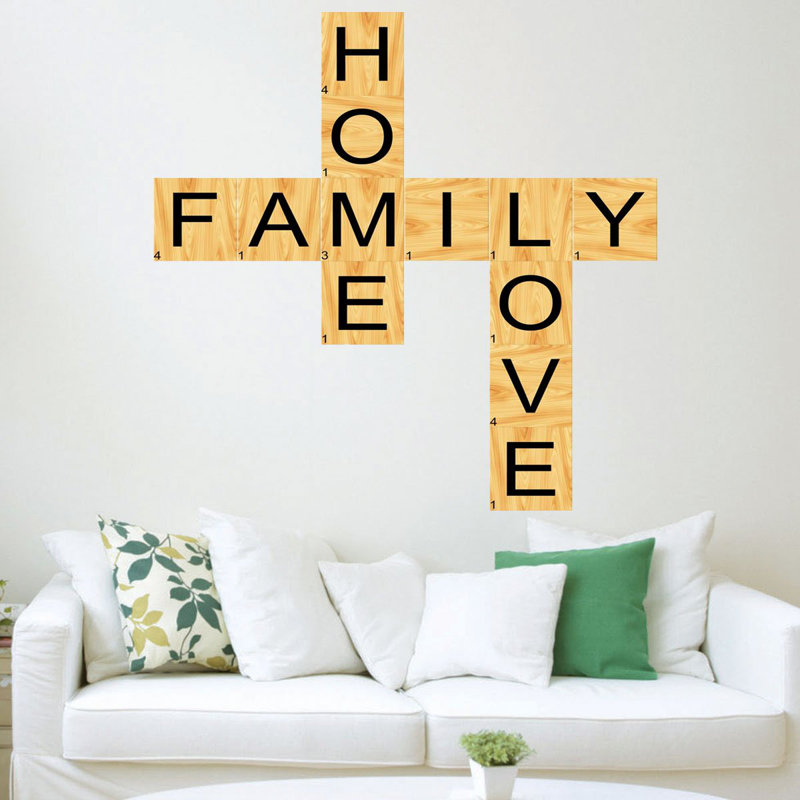 Text & Numbers Wall Decal