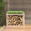 108cm W Solid Wood Log Rack-303882478