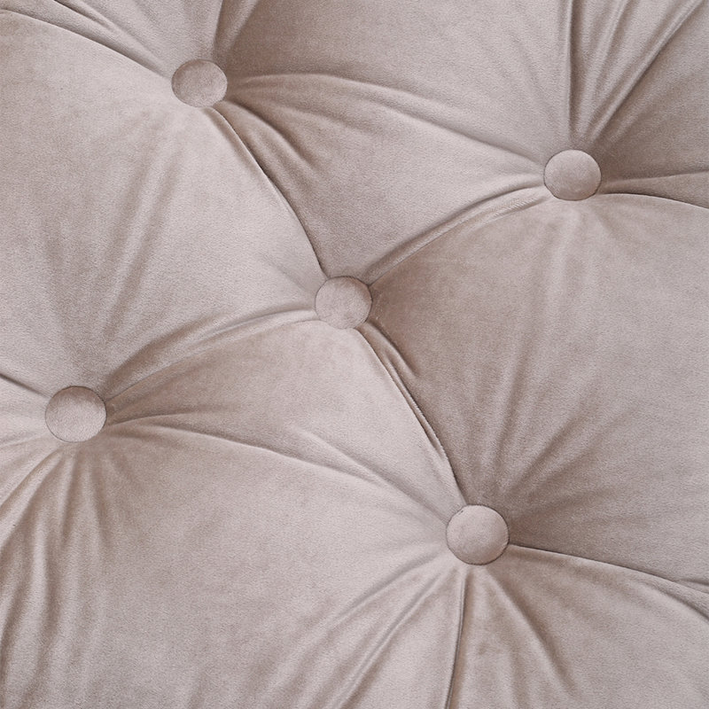 Akimos Cotton Square Floor Cushion Pad, Khaki