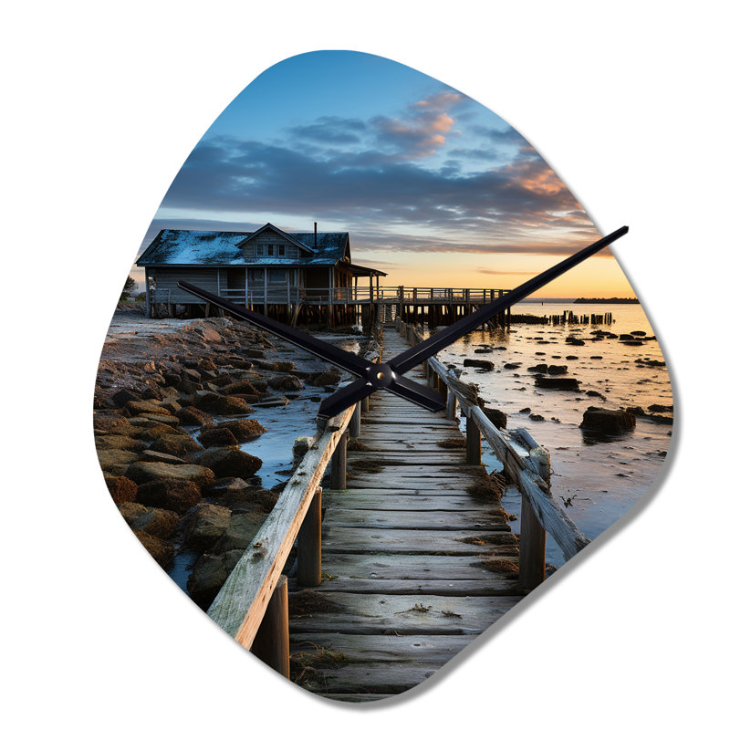 Horloge murale Pier and Dock Rustic I - Port asymétrique, Petit