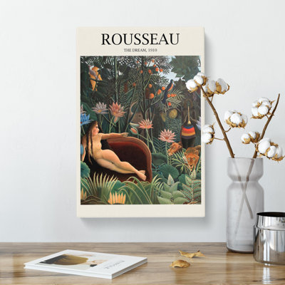 The Dream by Henri Rousseau - Wrapped Canvas Painting