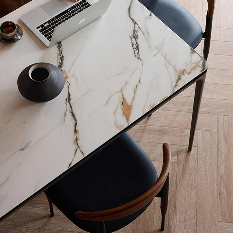 Table de salle à manger durable au design élégant., H 28,94 po x L 62,99 po x l 31,5 po