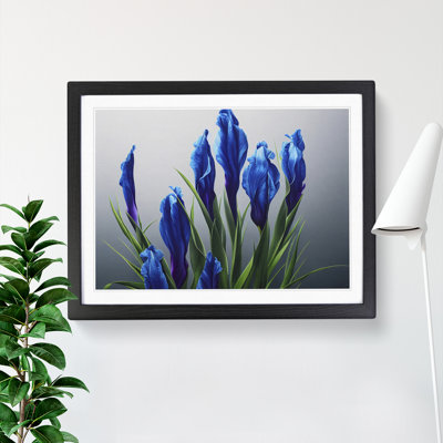 Royal Iris Flowers - Single Picture Frame Print