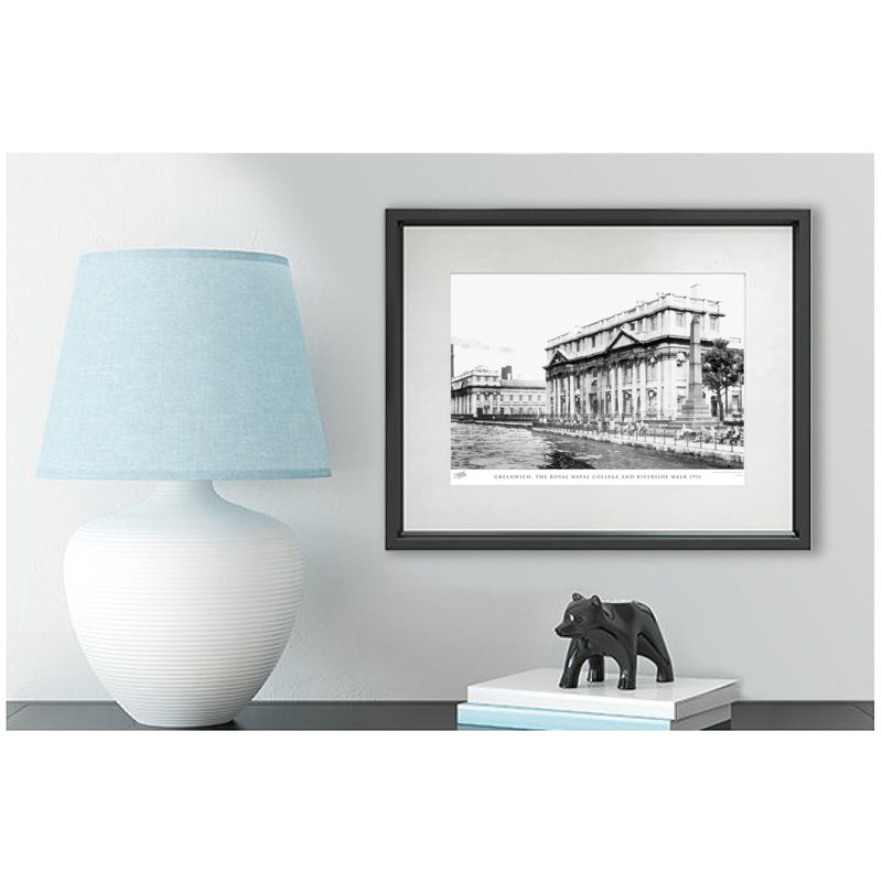 Greenwich, The Royal Naval College And Riverside Walk 1951 by Francis Frith - Single Picture Frame Print