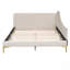 Upholstered Daybed With Headboard, Armrests, And Support Legs For Comfort And Style-121053875-121053878
