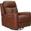 Fauteuil inclinable et pivotant en cuir Corinne Power-788071115