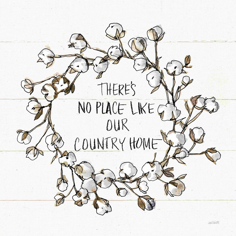 «Country Life VI Home» par Anne Tavoletti, photographie sur toile tendue, H 20 po x l 20 po