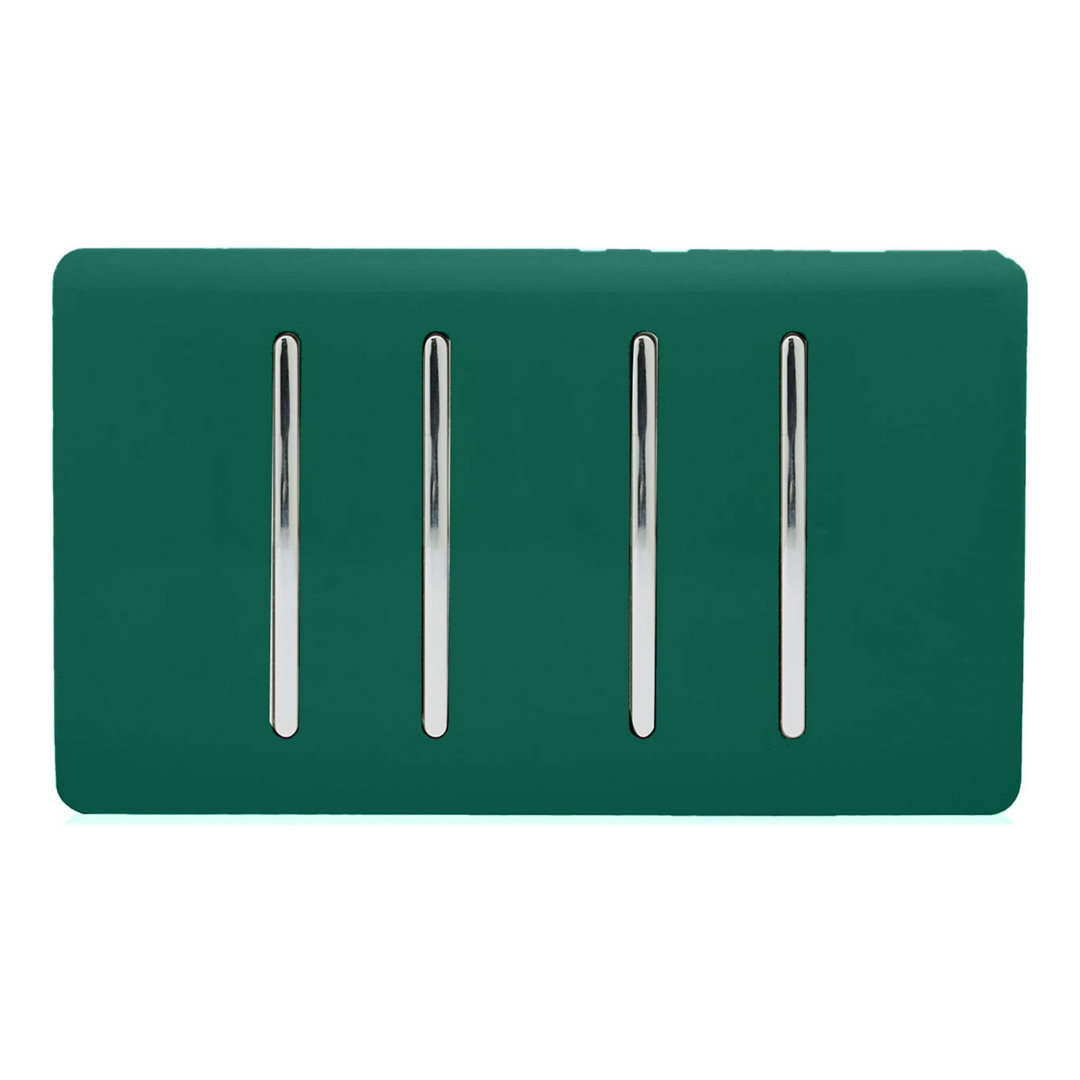 Trendi Switch 4 Gang Light Switch (3x 1 or 2 Way & 1 x Intermediate)