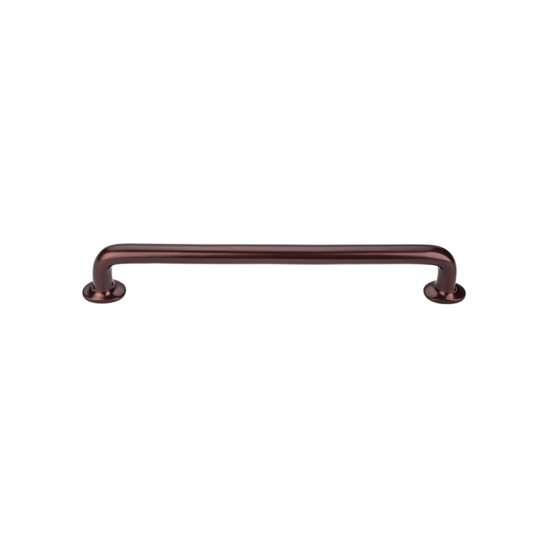 Aspen Rounded Bar Pull, Mahogany Bronze, 18" Center to Center