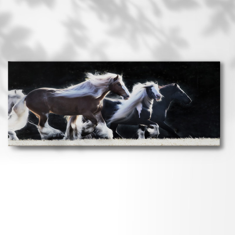 " Horse Motion X ", 24" H x 60" W x 1.5" D