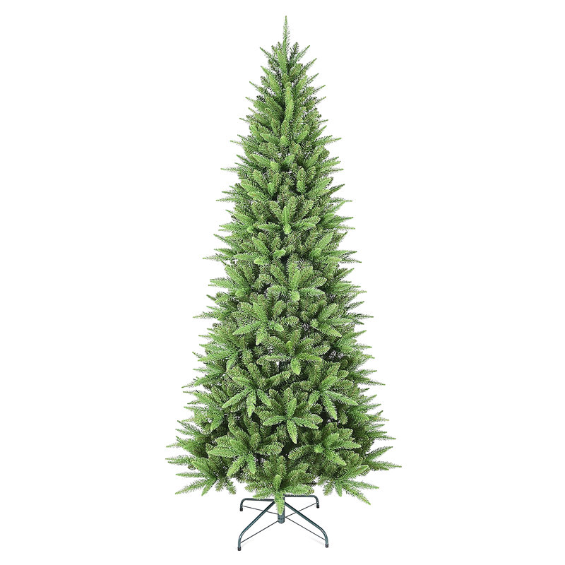  Arbre de Noël mince - 424 pointes, branches en PE + PVC, 82'