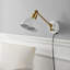 Applique murale articulée en fer avec port de charge USB Cimarron-67638427