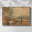 Cathédrale de Salisbury vue des prés (détail), 1831 - John Constable, toile tendue avec châssis-853330468-853330478