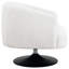 Fauteuil d'appoint pivotant rembourré