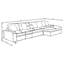 Canapé modulaire rembourré Cassidy Fog