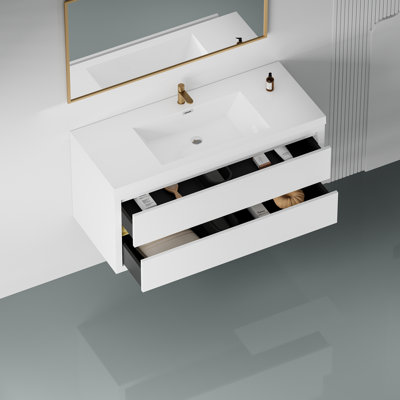 Meuble-lavabo flottant avec lavabo Magnus