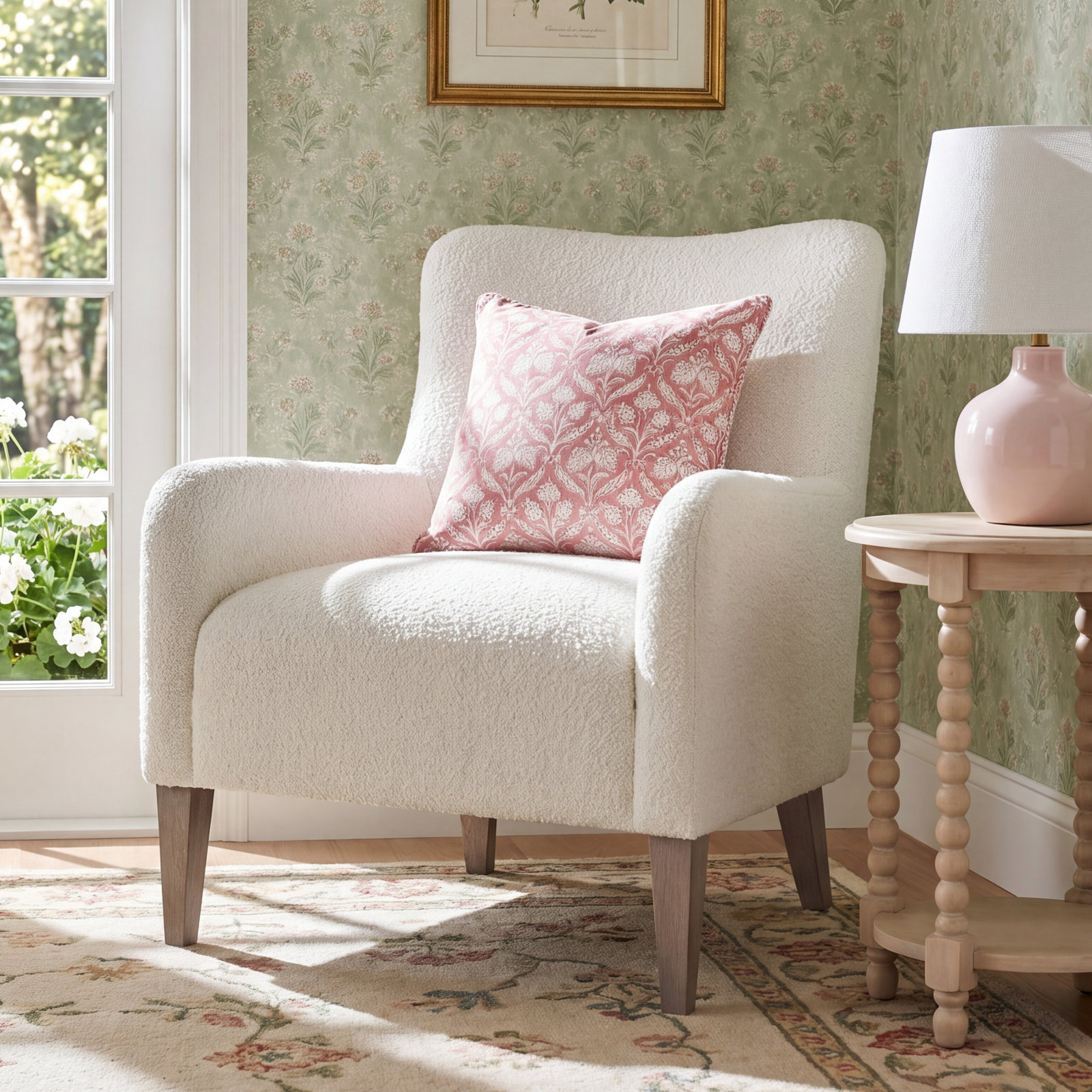 Mocca Pine Armchair