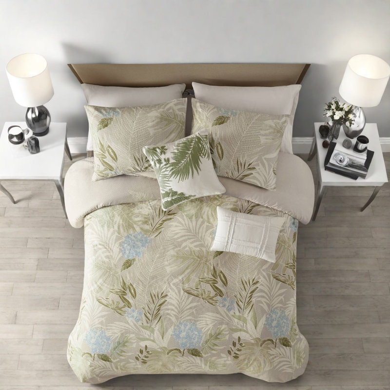 Ensembles de literie en coton luxueux, style côtier douillet, usage domestique