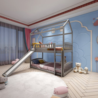 Felippe Kids Twin Over Twin Bunk Bed