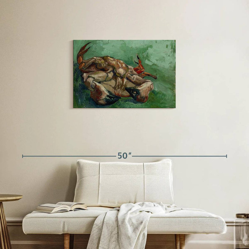 Brampt Crab On Its Back, 20" H x 30" W