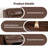 Elegant 81.89'' Wide Modern Overstuffed Manual Premium Genuine Leather Triple Seater Recliner Sofa-269592644