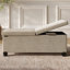 Banc de rangement avec repose-pieds Vérrant Boucle