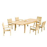 Leveb Outdoor 9 - Piece Teak Dining Set