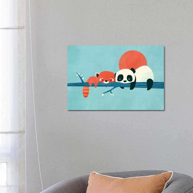 Pandas by Jay Fleck - Wrapped Canvas Print, 66.04 cm H x 45.72 cm W x 3.175 cm D