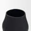 Vase cannelé en métal noir mat Patine-133228860-133228861