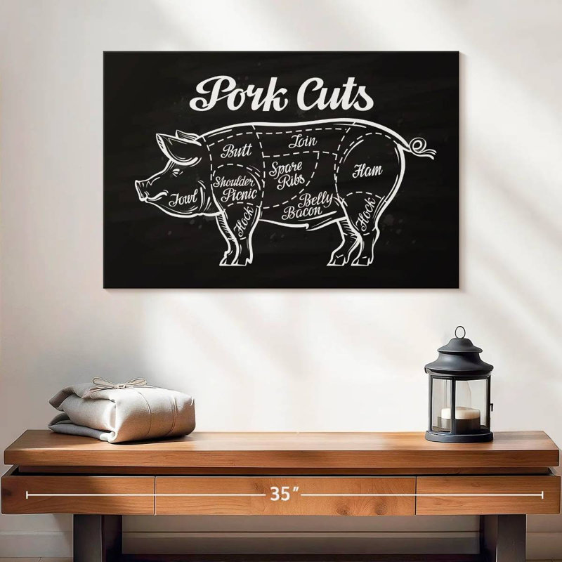 Yarlin Pork Cuts, 16" H x 24" W
