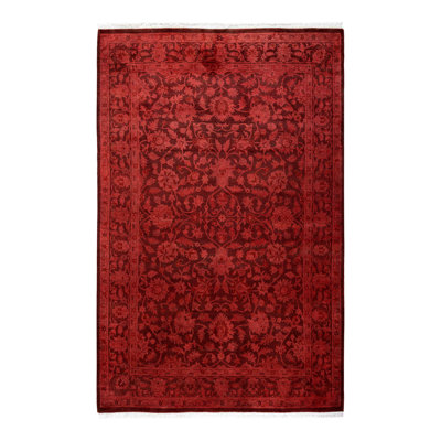Tapis rouge nouvel âge 4 pi 1 po x 6 pi 5 po Donnelley