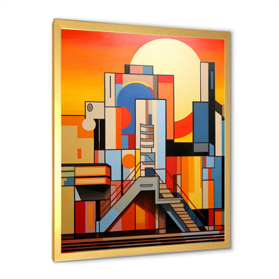 Théâtres Sunrise De Stijl II - Théâtres, impressions sur toile