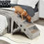 Tucker Murphy Pet ™ 4 marches pour chien pliant avec rail latéral sécuritaire pour l'intérieur et l'extérieur beige-689918480