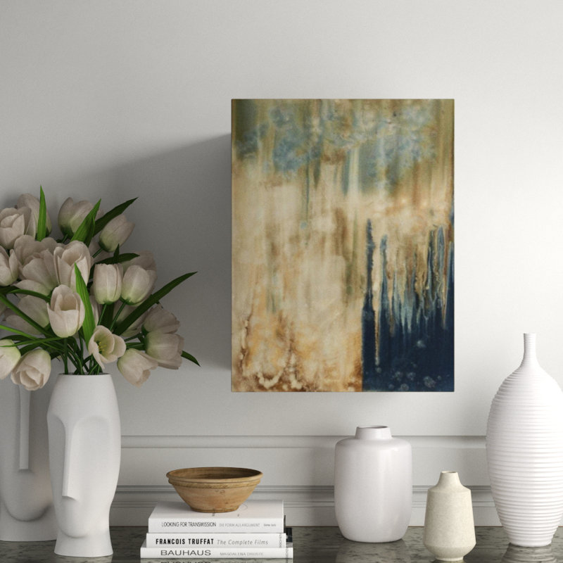 Winter Stroll II Painting by Blakely Bering, 21" H x 16" W x 1.5" D, Outdoor